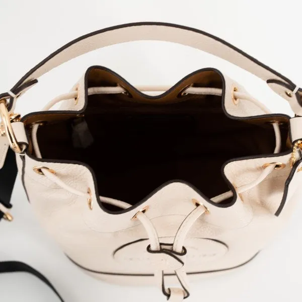 COACH DEMPSEY DRAWSTRING BAG IN CHALK