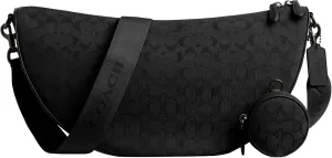 Coach Hall Soft Sling Bag in Signature Jacquard, Black