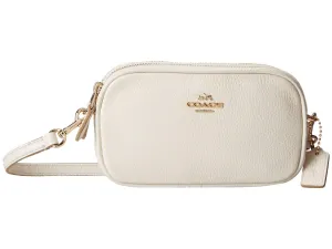 COACH Polished Pebble Crossbody Pouch Li/Chalk One Size