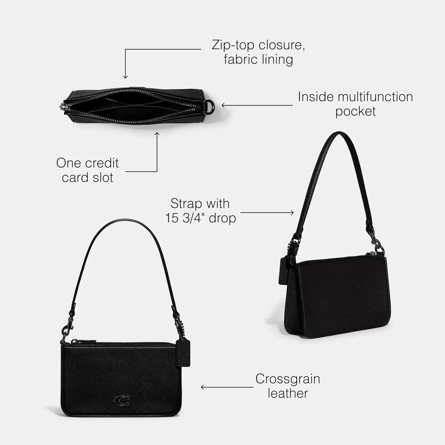 Coach Unisex Pouch Bag