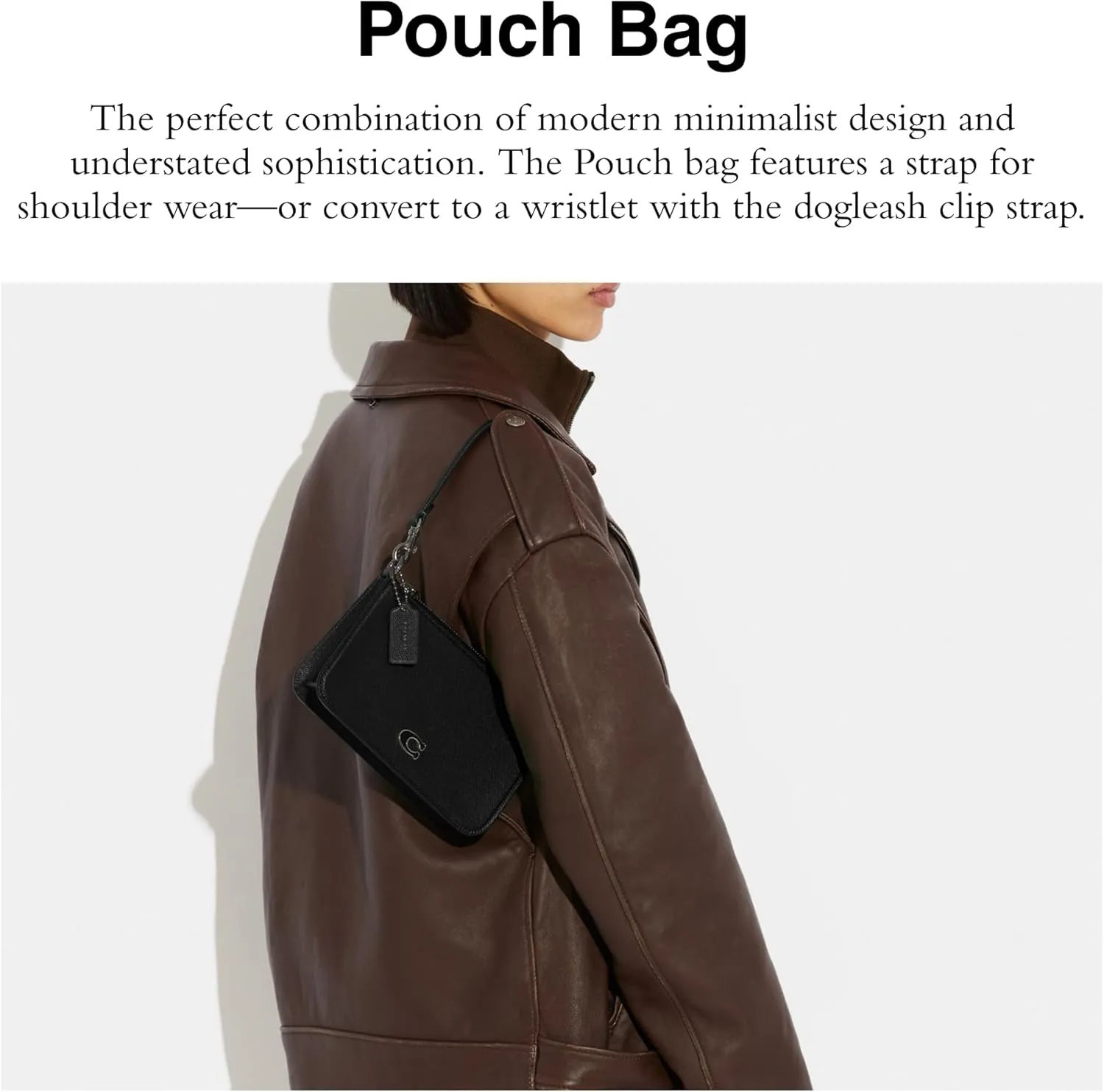 Coach Unisex Pouch Bag