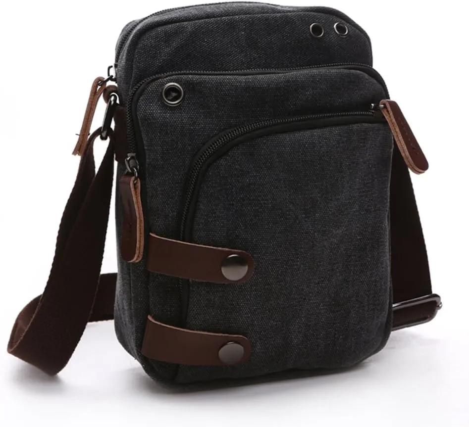 Collsants Mini Crossbody Bags for Women and Men - Small Purses and Handbags - Travel Bag - Canvas Shoulder Purse