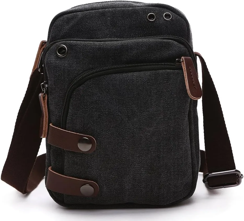 Collsants Mini Crossbody Bags for Women and Men - Small Purses and Handbags - Travel Bag - Canvas Shoulder Purse