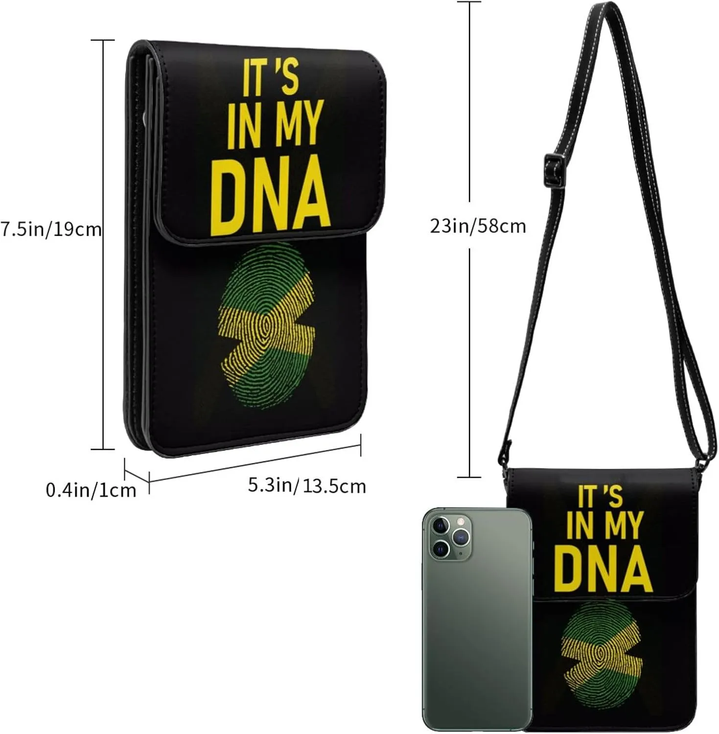 Colorful Watercolor Floral Cell Phone Purse Small Crossbody Bags For Women Men Wallet Purses With Adjustable Strap