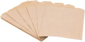 Commerical Business Restroom Bathroom Janitorial Personal Dispensers 7.5" x 10" Wax Coating Kraft Paper Sanitary Napkin Receptacle Disposable Bags Feminine Hygiene Liner- 100/Pack