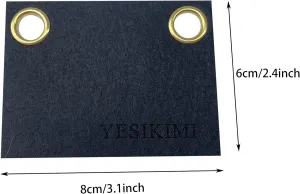 Conversion Kit Compatible With YSL small card holder Felt Insert   47" Gold Chain (black)
