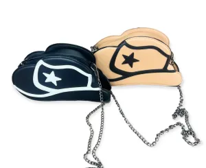 Cowboy Hat Leather Purse