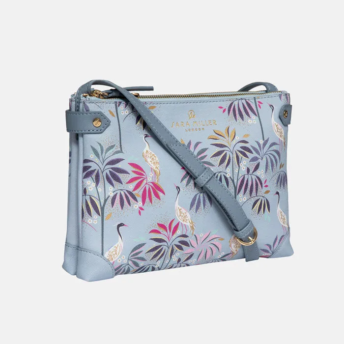 Crane Garden Zip Top Crossbody