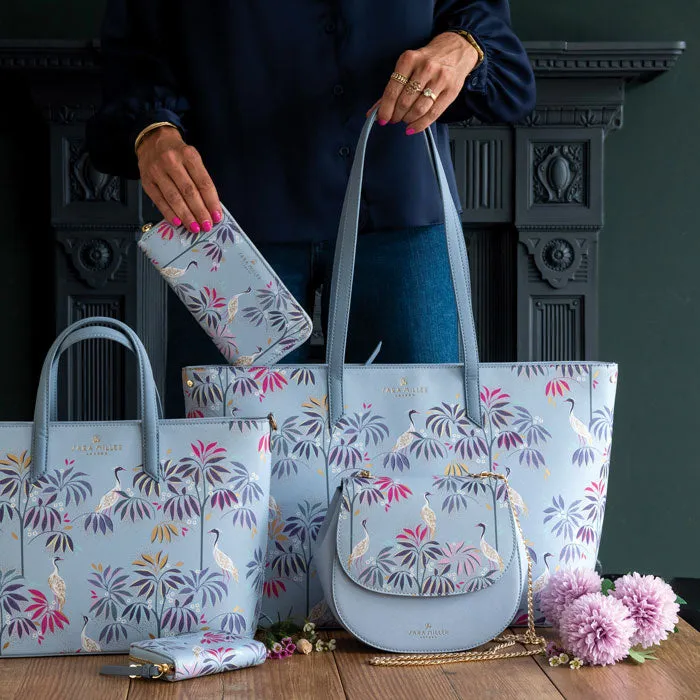 Crane Garden Zip Top Crossbody