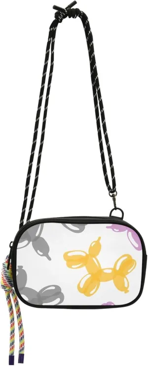 Crossbody Bag Balloon Dogs Cell Phone Purse Wallet with Credit Card Slots Multicolor Handbag with Adjustable Strap Fits Phone Keys And More