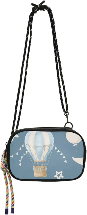 Crossbody Bag Balloons Dark Blue Cell Phone Purse Wallet with Credit Card Slots Multicolor Handbag with Adjustable Strap Fits Phone Keys And More