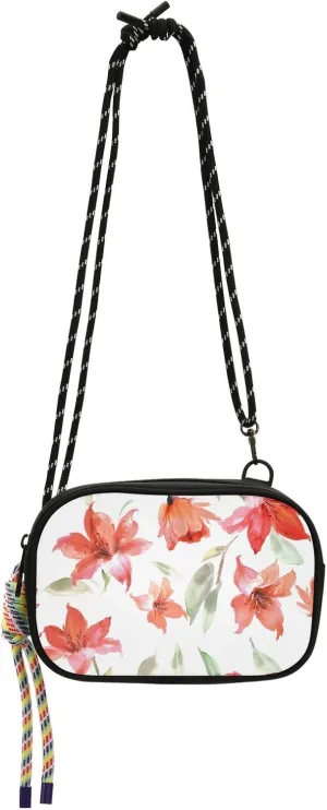 Crossbody Bag Blooming Meadow Flowers Cell Phone Purse Wallet with Credit Card Slots Multicolor Handbag with Adjustable Strap Fits Phone Keys And More