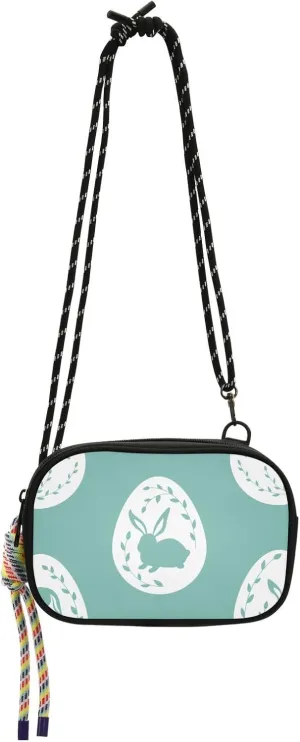 Crossbody Bag Cute Bunnies Inside Eggs Cell Phone Purse Wallet with Credit Card Slots Multicolor Handbag with Adjustable Strap Fits Phone Keys And More