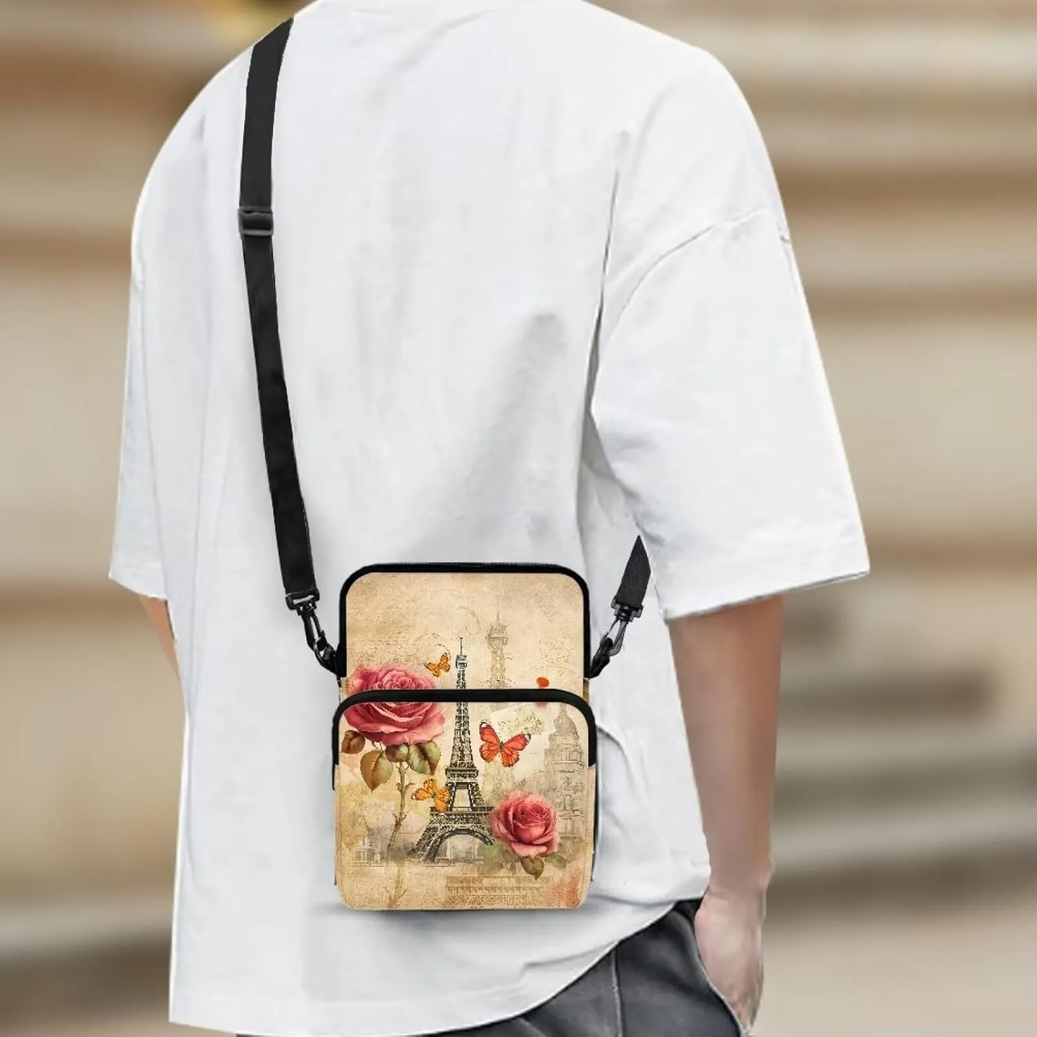 Crossbody Bag for Men Small Cell Phone Purse Wallet Women Shoulder Handbag Travel Gym Bag