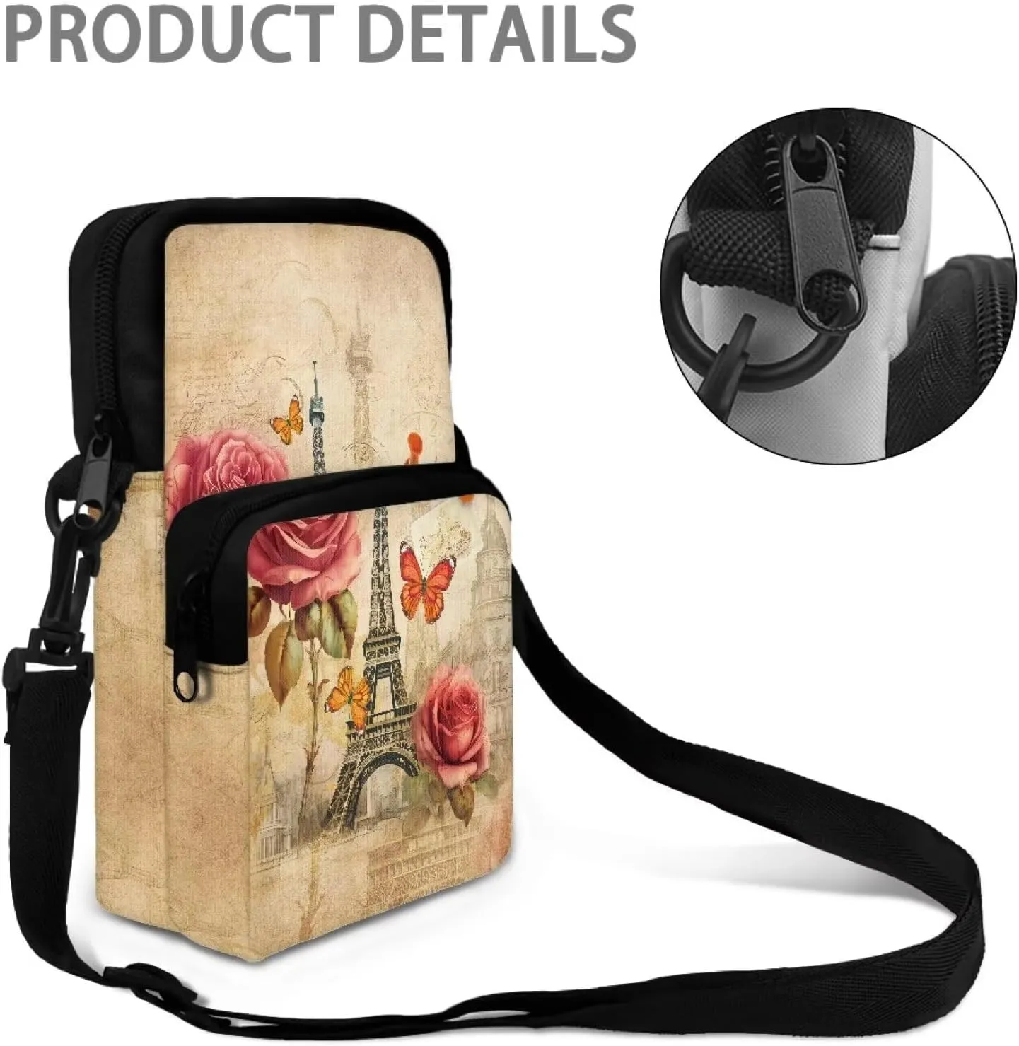 Crossbody Bag for Men Small Cell Phone Purse Wallet Women Shoulder Handbag Travel Gym Bag