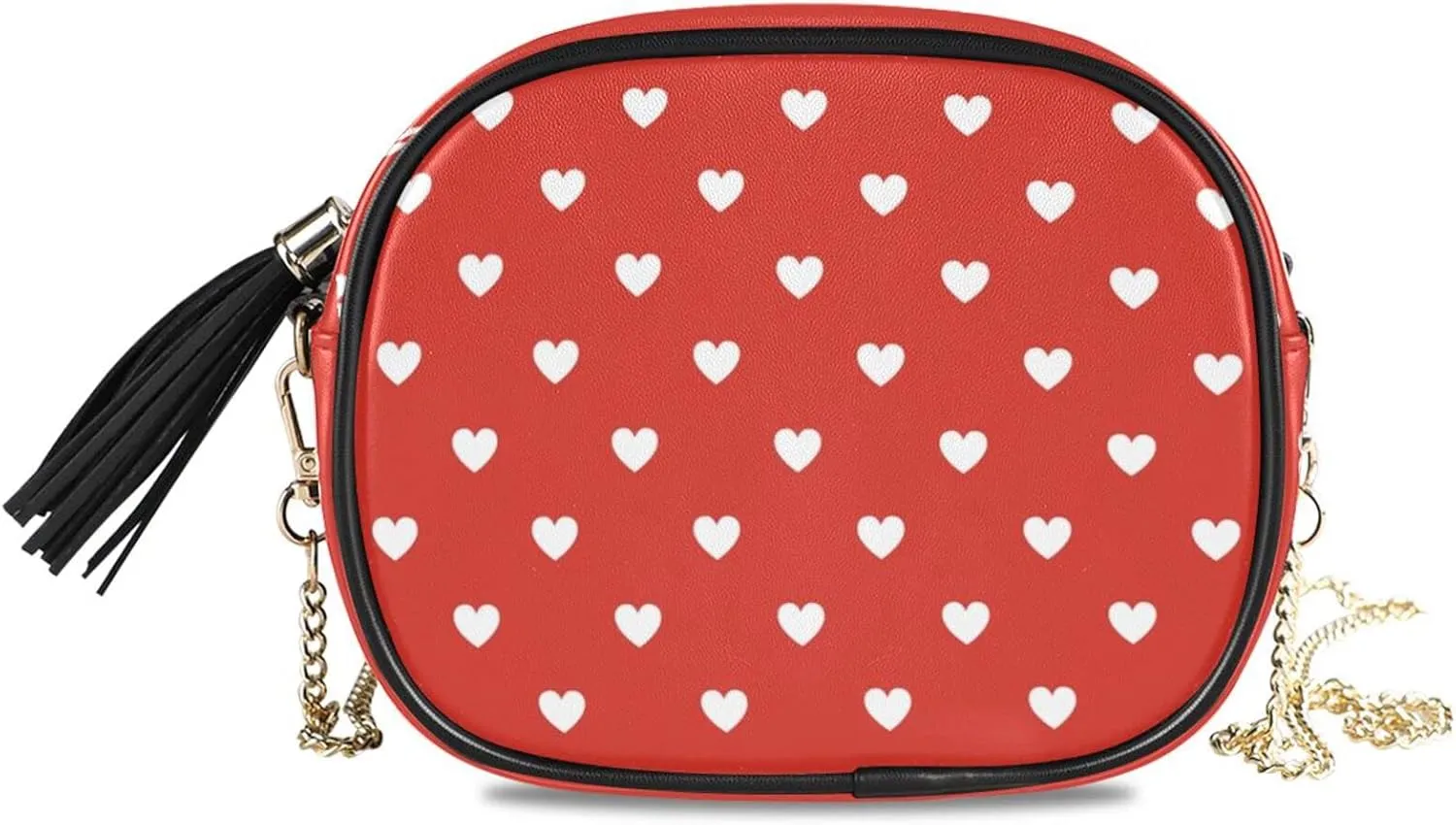 Crossbody Bag for Women Shoulder Bag with Chain Strap and Tassel