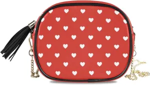 Crossbody Bag for Women Shoulder Bag with Chain Strap and Tassel
