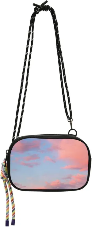 Crossbody Bag Light Pink Clouds Breezy Sunset Cell Phone Purse Wallet with Credit Card Slots Multicolor Handbag with Adjustable Strap Fits Phone Keys And More