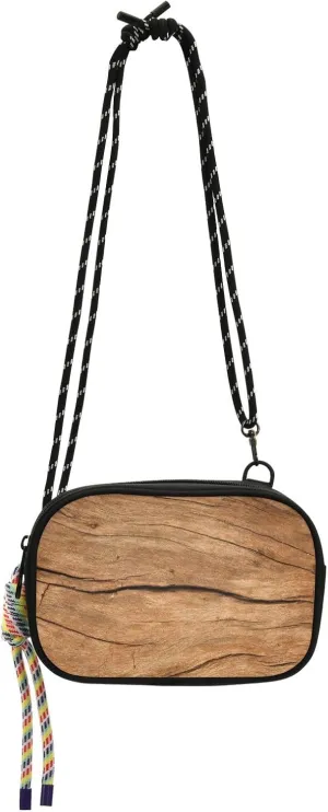 Crossbody Bag Plank Grain Wood Texture Cell Phone Purse Wallet with Credit Card Slots Multicolor Handbag with Adjustable Strap Fits Phone Keys And More