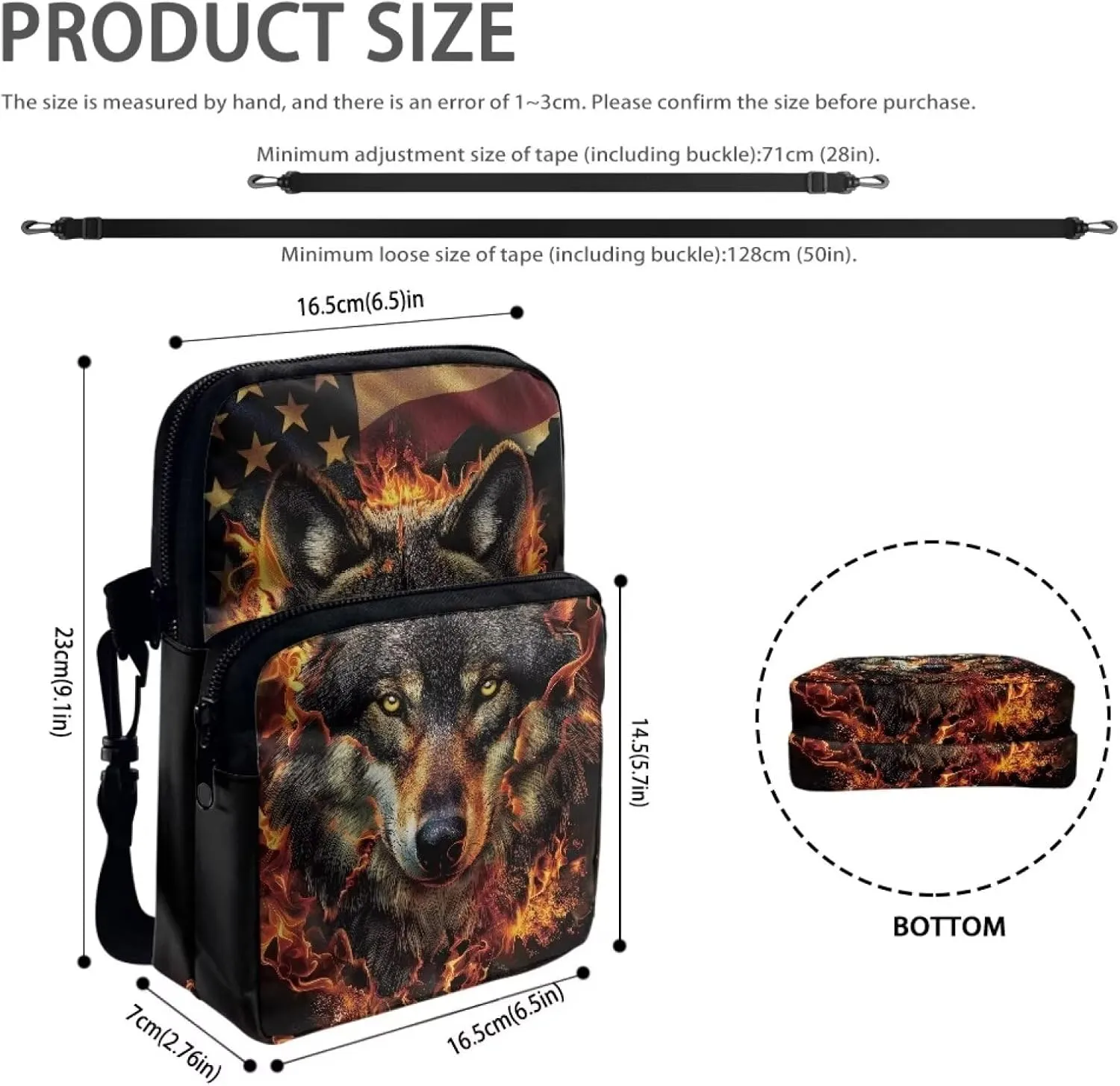 Crossbody Bag Shoulder Bags Purses Cell Phone Case Waist Pouch for Women Girls Boys