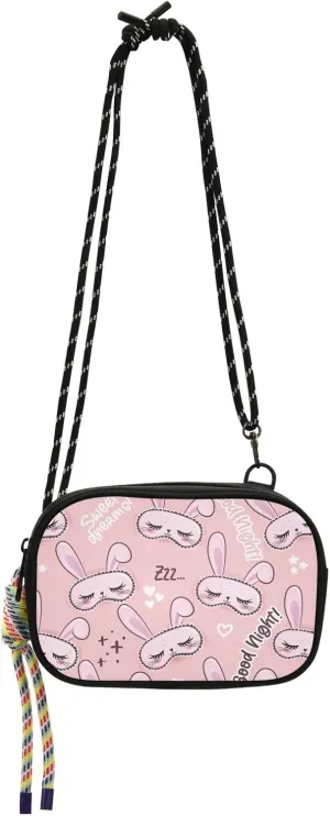 Crossbody Bag Sleeping Bunny Sweat Dreams Cell Phone Purse Wallet with Credit Card Slots Multicolor Handbag with Adjustable Strap Fits Phone Keys And More