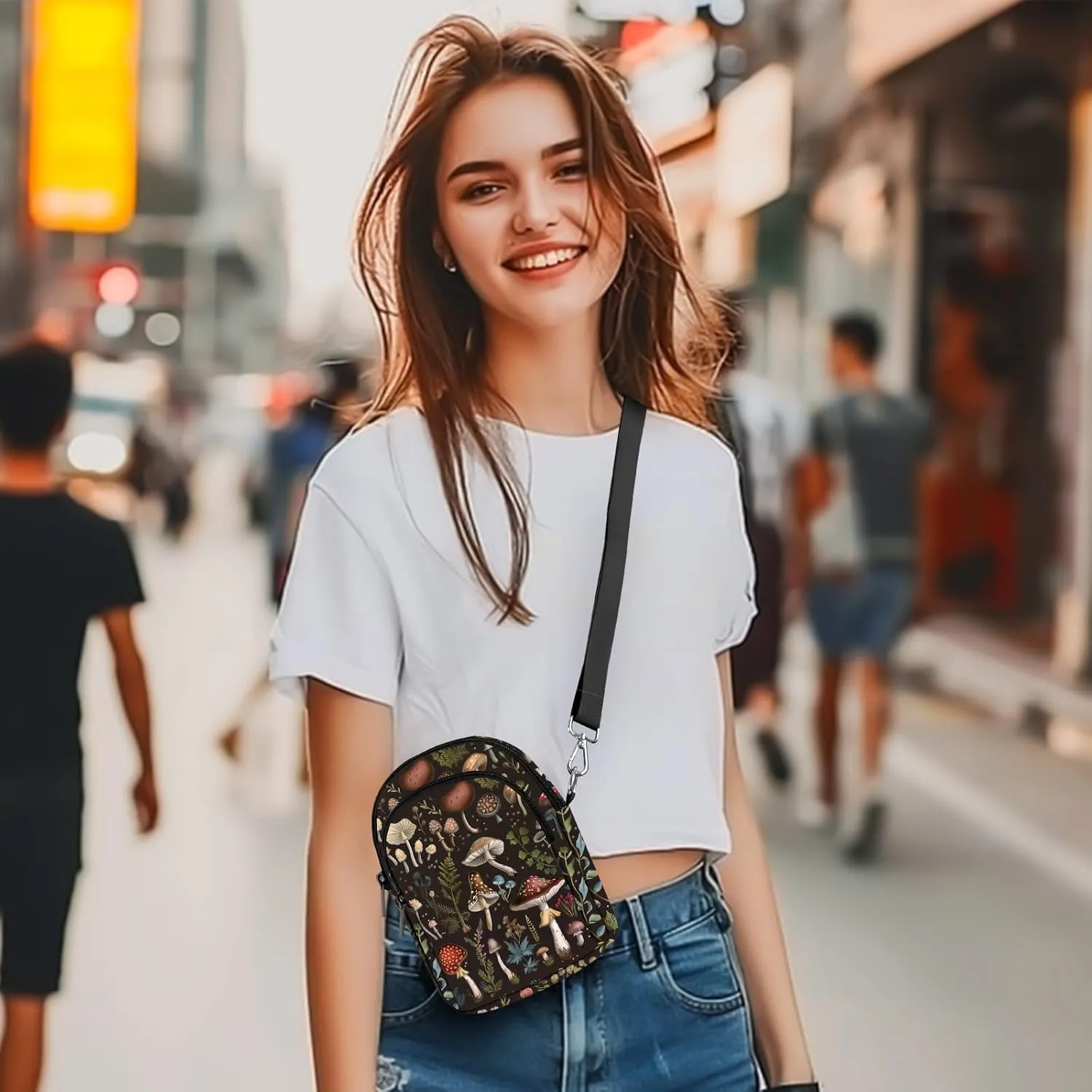 Crossbody Bags for Women Cell Phone Purse Casual Shoulder Bag with Adjustable Strap Card Slots for Travel Work