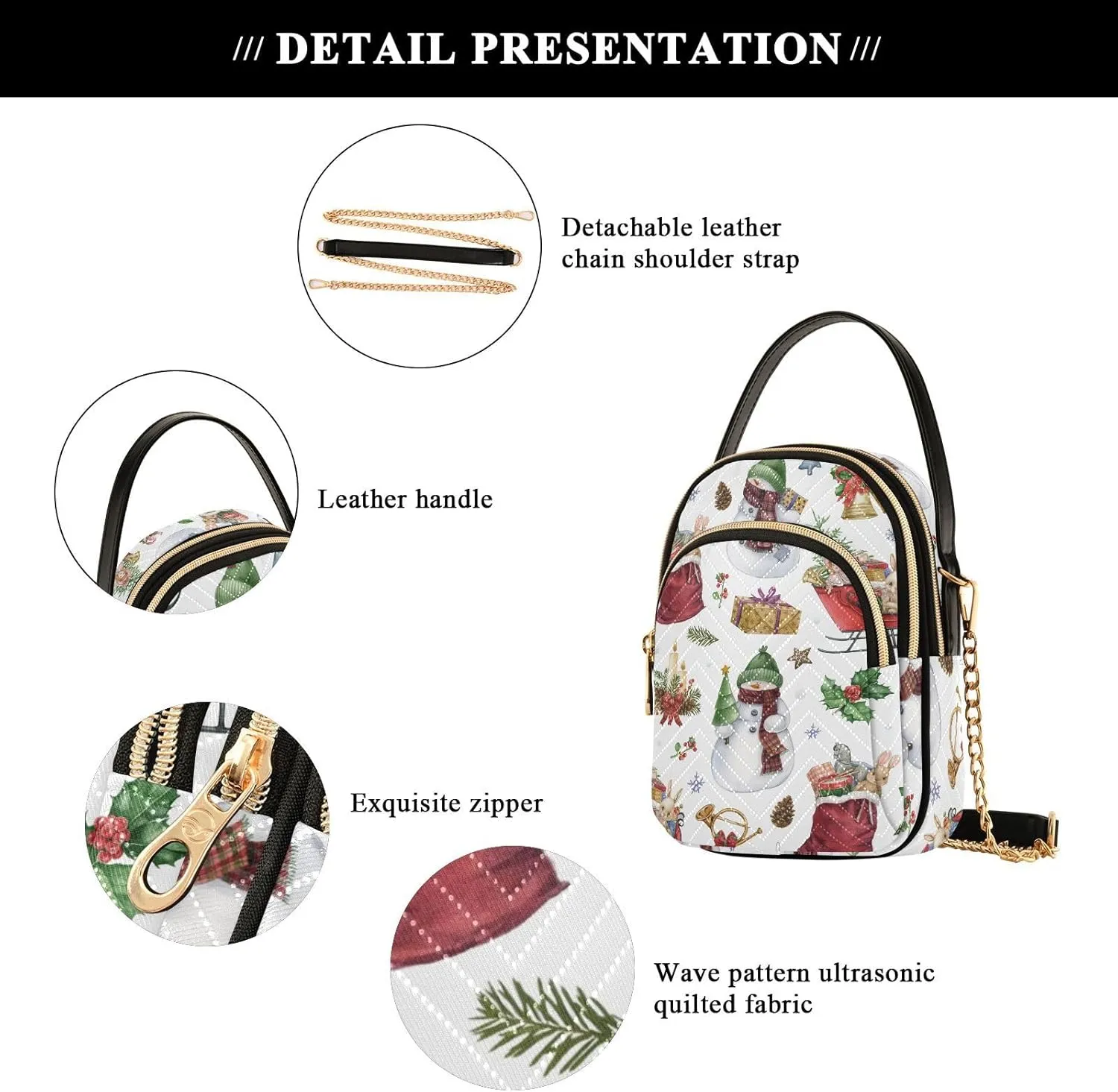 Crossbody Bags for Women Hand Bag Small Sling Shoulder Travel Bag Phone Purse with Strap