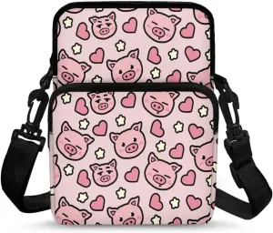 Crossbody Bags for Women Men Trendy with Zipper Sling Purse Phone Holder Messenger Bag Small Shoulder Bag