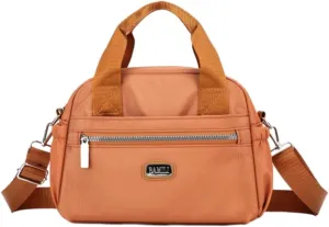 Crossbody Bags for Women Nylon Waterproof Lightweight Shoulder Bag,Top Handle Satchel Handbag for Travel Work