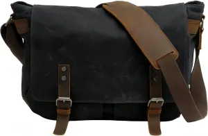 Crossbody Bags For Women Thick Wax Canvas Men Shoulder Bag Messenger Bag Crossbody Bag Vintage Male Leisure Sling Bag Casual