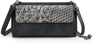 Crossbody Bags For Women, Wristlet Wallet Phone Purse Shoulder handbags Multi-Function Small Clutch Card Holder