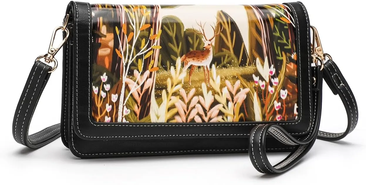 Crossbody Bags For Women Wristlet Wallet Phone Purse Shoulder handbags Multi-Function Small RFID Clutch Card Holder…
