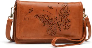 Crossbody Bags For Women Wristlet Wallet Phone Purse Shoulder handbags Multi-Function Small RFID Clutch Card Holder