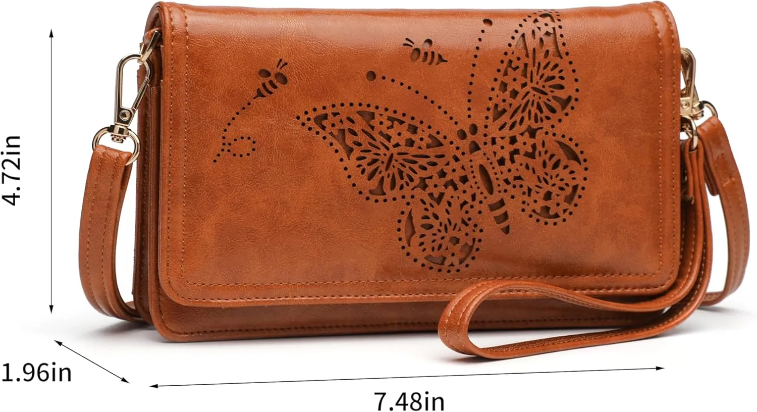 Crossbody Bags For Women Wristlet Wallet Phone Purse Shoulder handbags Multi-Function Small RFID Clutch Card Holder
