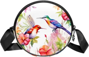 Crossbody Bags for Women,Crossbody Bag Men,Small Sling Bag,Flowers and Birds Flower Bush,Crossbody Purse
