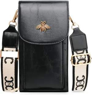 CrossBody Bags with Touchscreen Cell Phone Purse Window Zipper Pocket,RFID Blocking Card Holder iPhone bag for Women