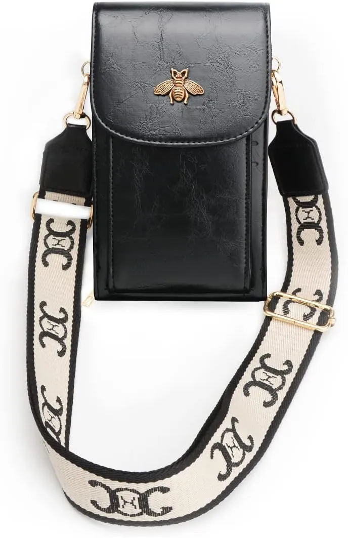 CrossBody Bags with Touchscreen Cell Phone Purse Window Zipper Pocket,RFID Blocking Card Holder iPhone bag for Women