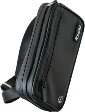 Crossbody Passport Holder Travel Bag Holds Four Passports, Phone, Boarding Pass and Documents with RFID Blocking and water resistant.