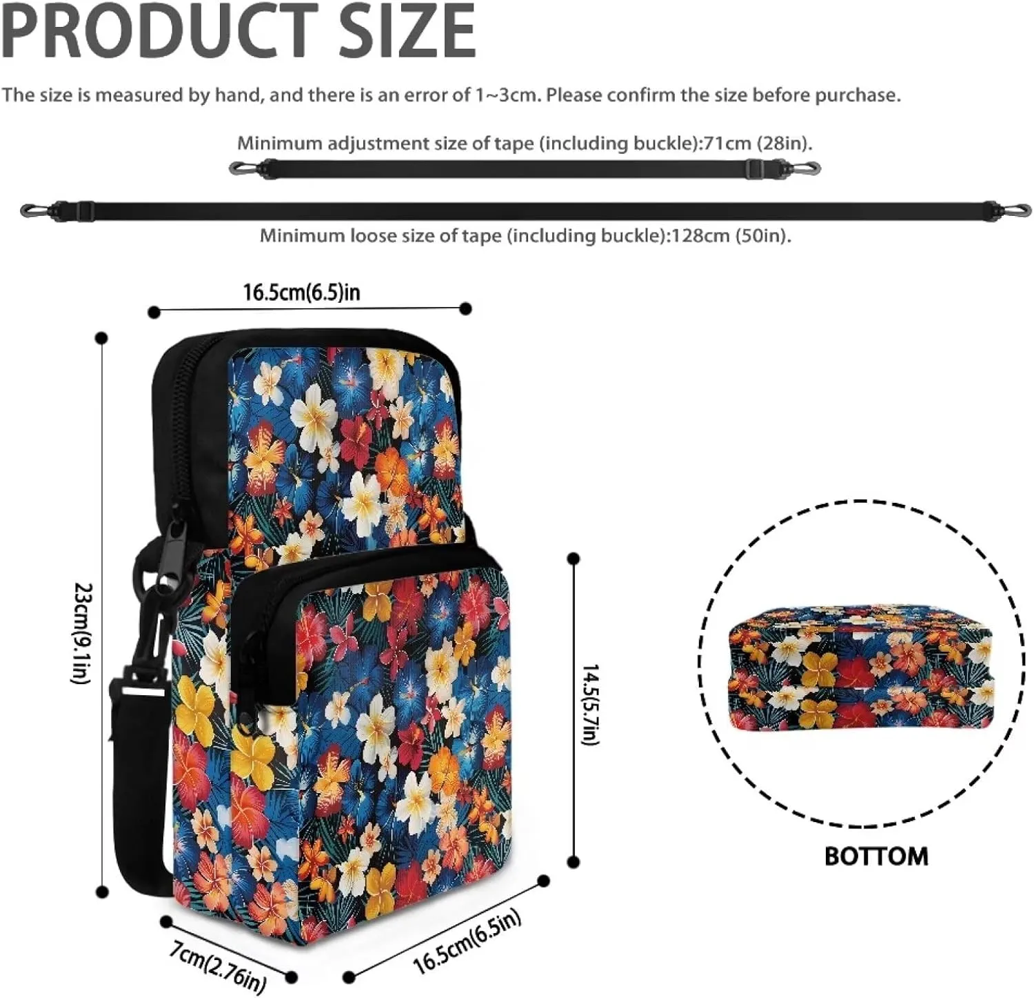 Crossbody Phone Bag Shoulder Arm Bag Cell Phone Purse Key Holder Credit Card Organiser Wallet