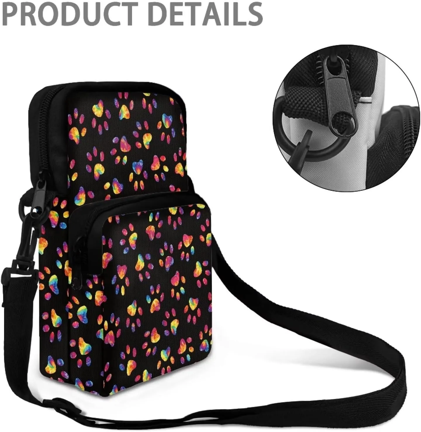 Crossbody Phone Bag Shoulder Arm Bag Cell Phone Purse Key Holder Credit Card Organiser Wallet