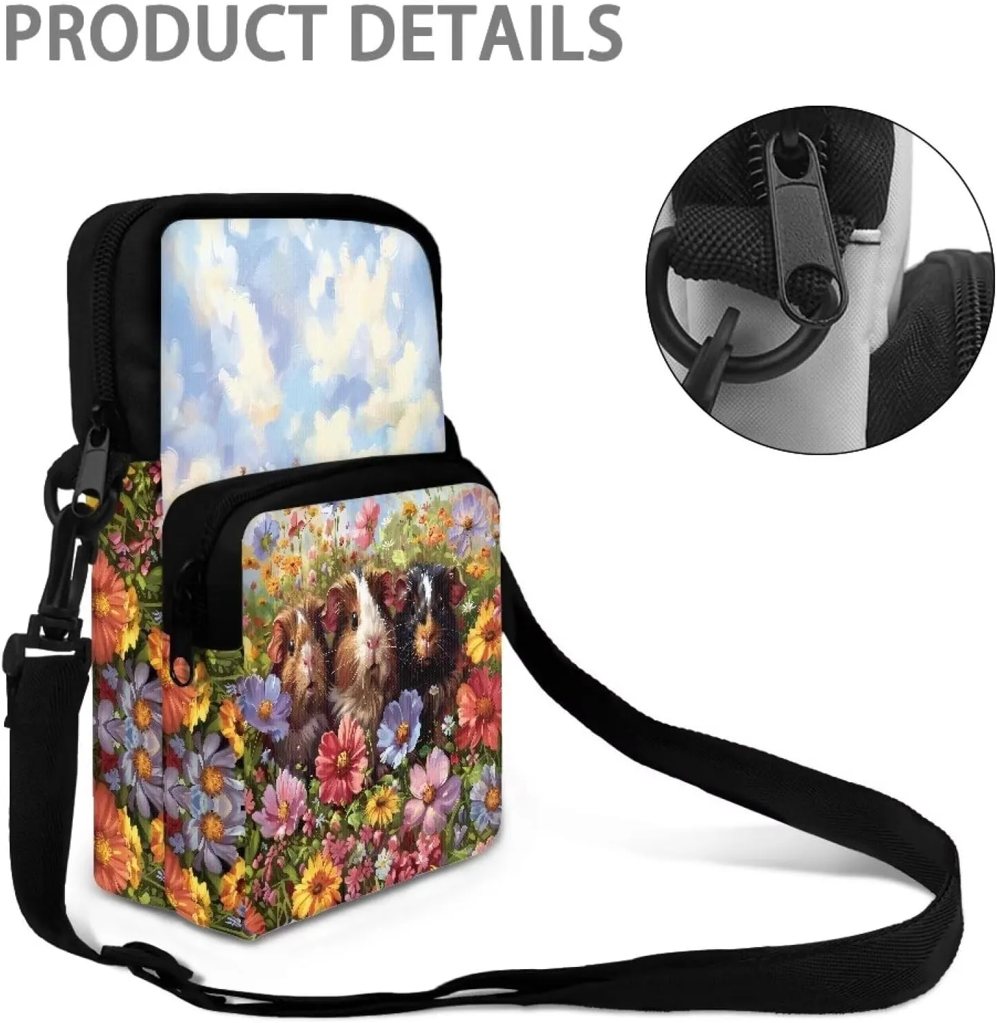 Crossbody Phone Bag Shoulder Arm Bag Cell Phone Purse Key Holder Credit Card Organiser Wallet