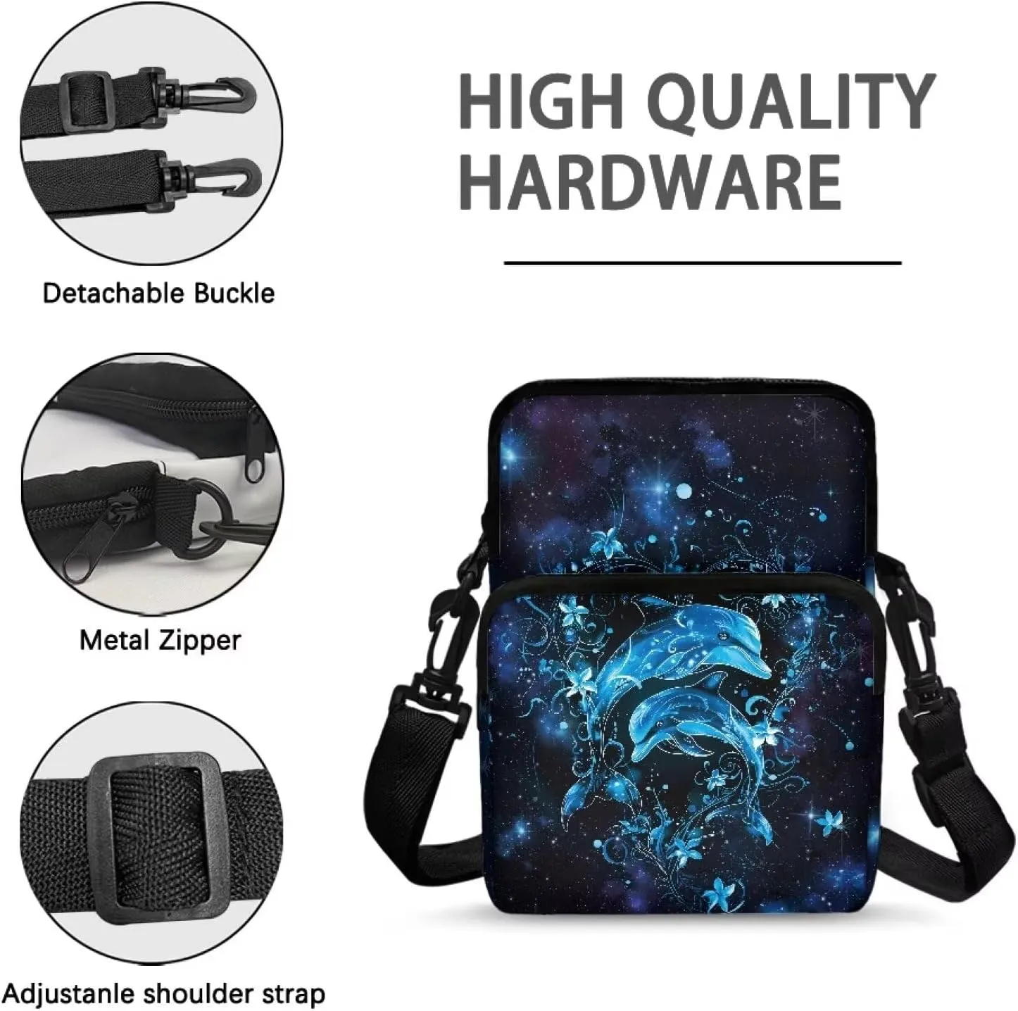 Crossbody Phone Bag Shoulder Arm Bag Cell Phone Purse Key Holder Credit Card Organiser Wallet
