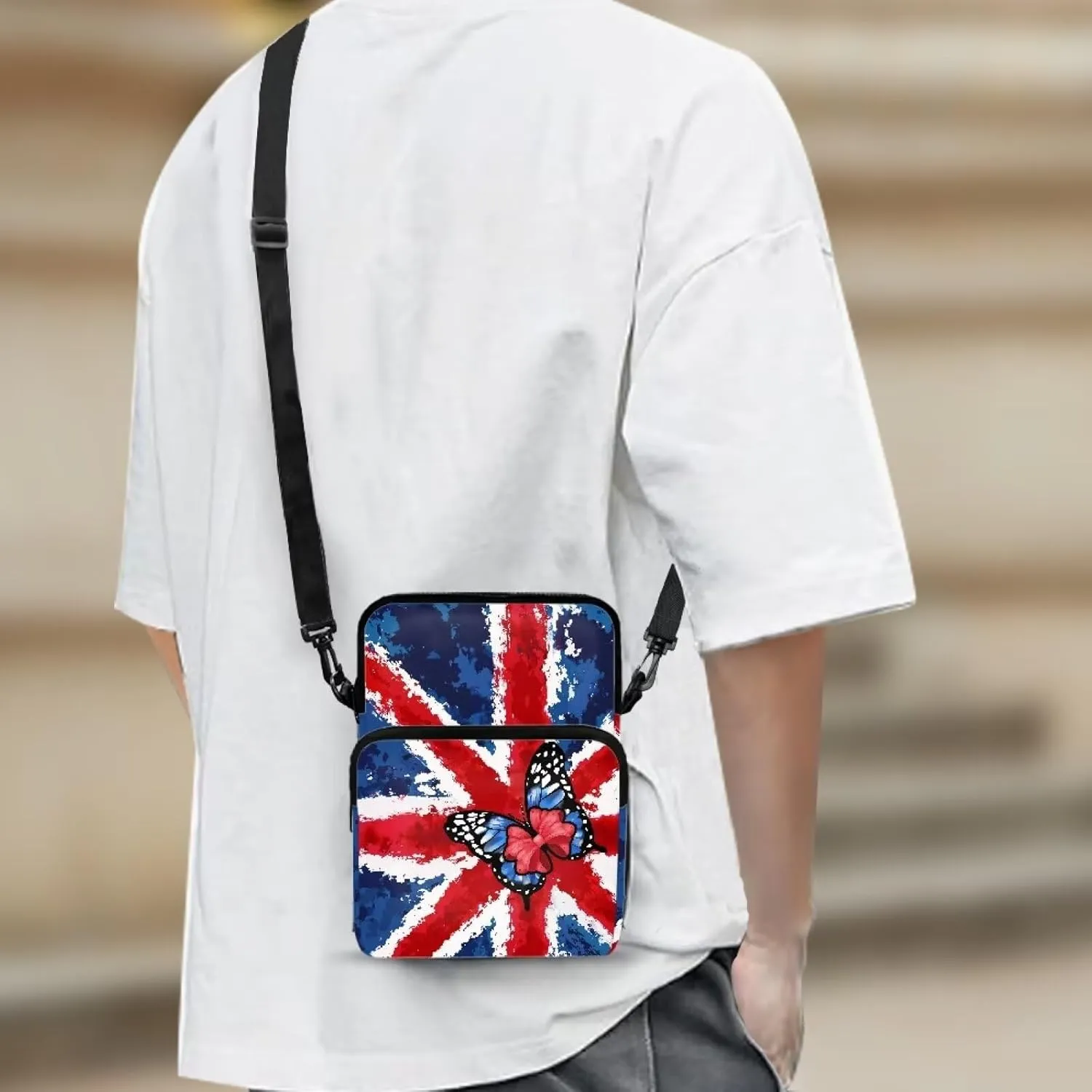 Crossbody Phone Bag Shoulder Arm Bag Cell Phone Purse Key Holder Credit Card Organiser Wallet