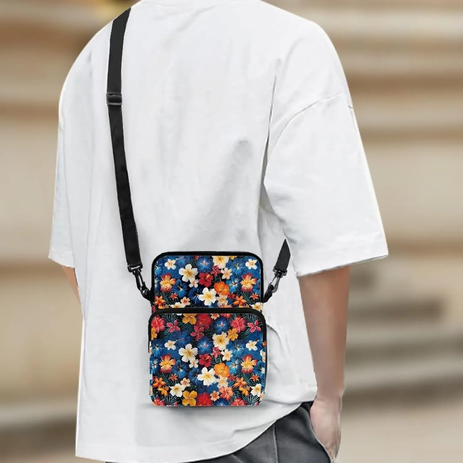 Crossbody Phone Bag Shoulder Arm Bag Cell Phone Purse Key Holder Credit Card Organiser Wallet