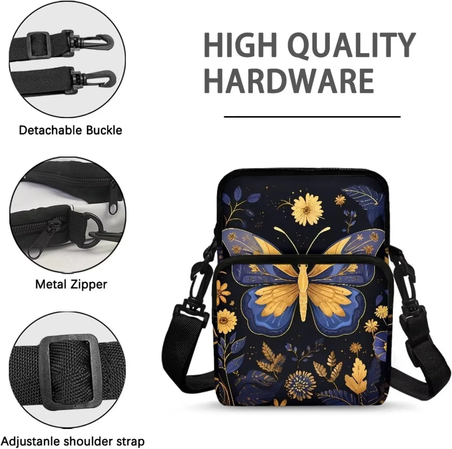 Crossbody Phone Bag Shoulder Arm Bag Cell Phone Purse Key Holder Credit Card Organiser Wallet