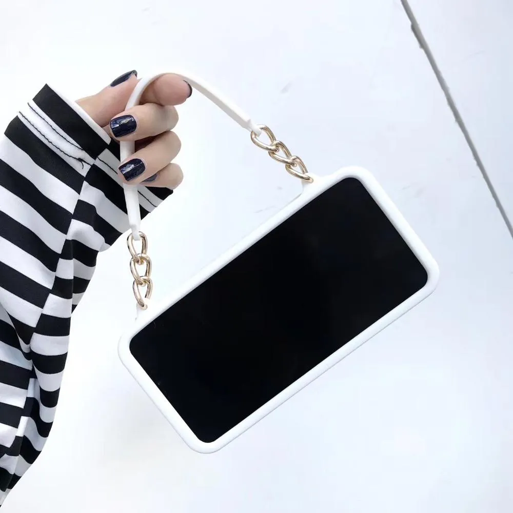 Crossbody Phone Case With Long Strap Chain For iPhone