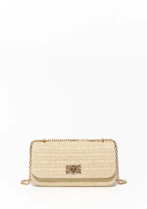 Crossbody Raffia - Ecru