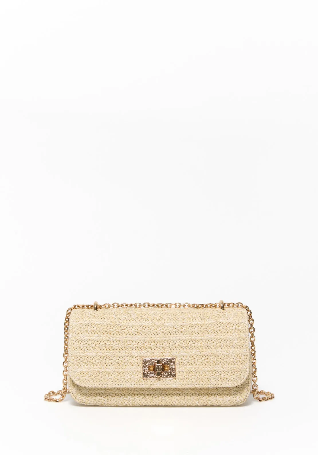 Crossbody Raffia - Ecru