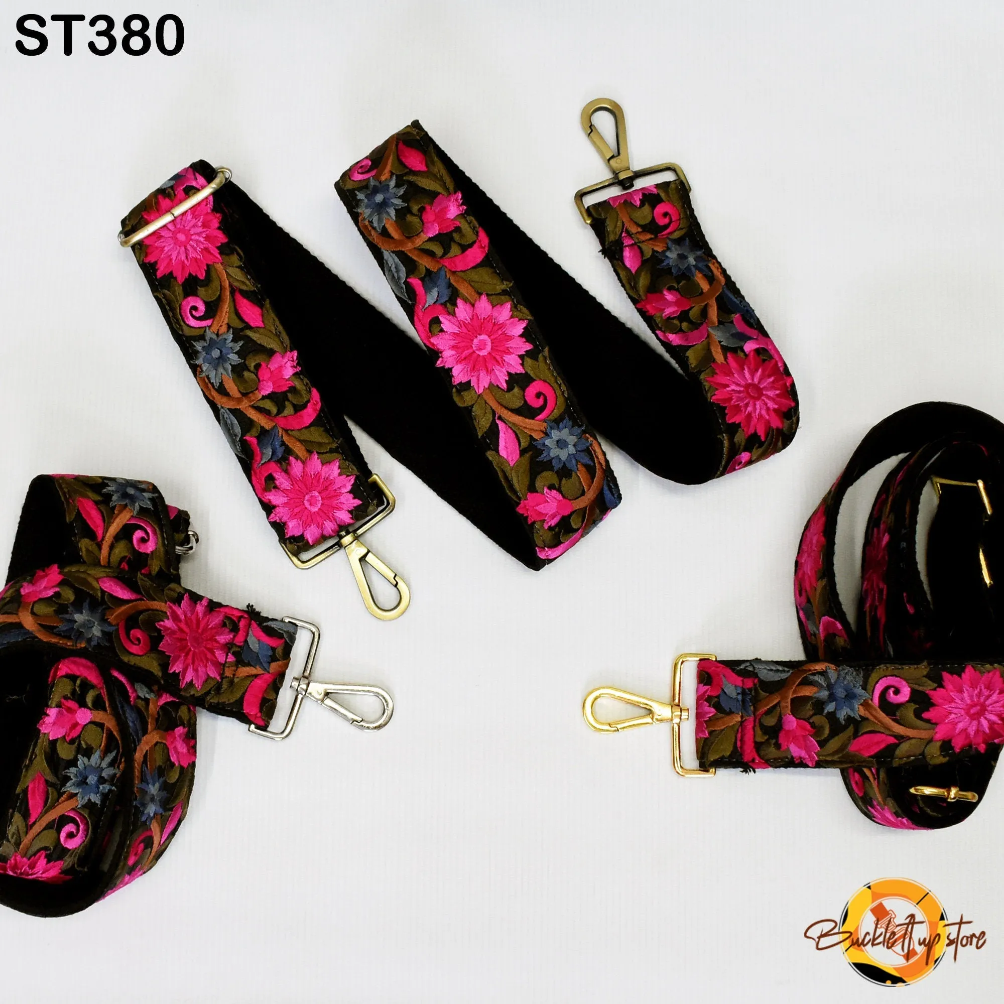 Crossbody Strap for Purses Handbag Embroidered Purse Strap Boho Bag Strap Floral Embroidery Replacement Strap Boho Guitar Strap Gift for her