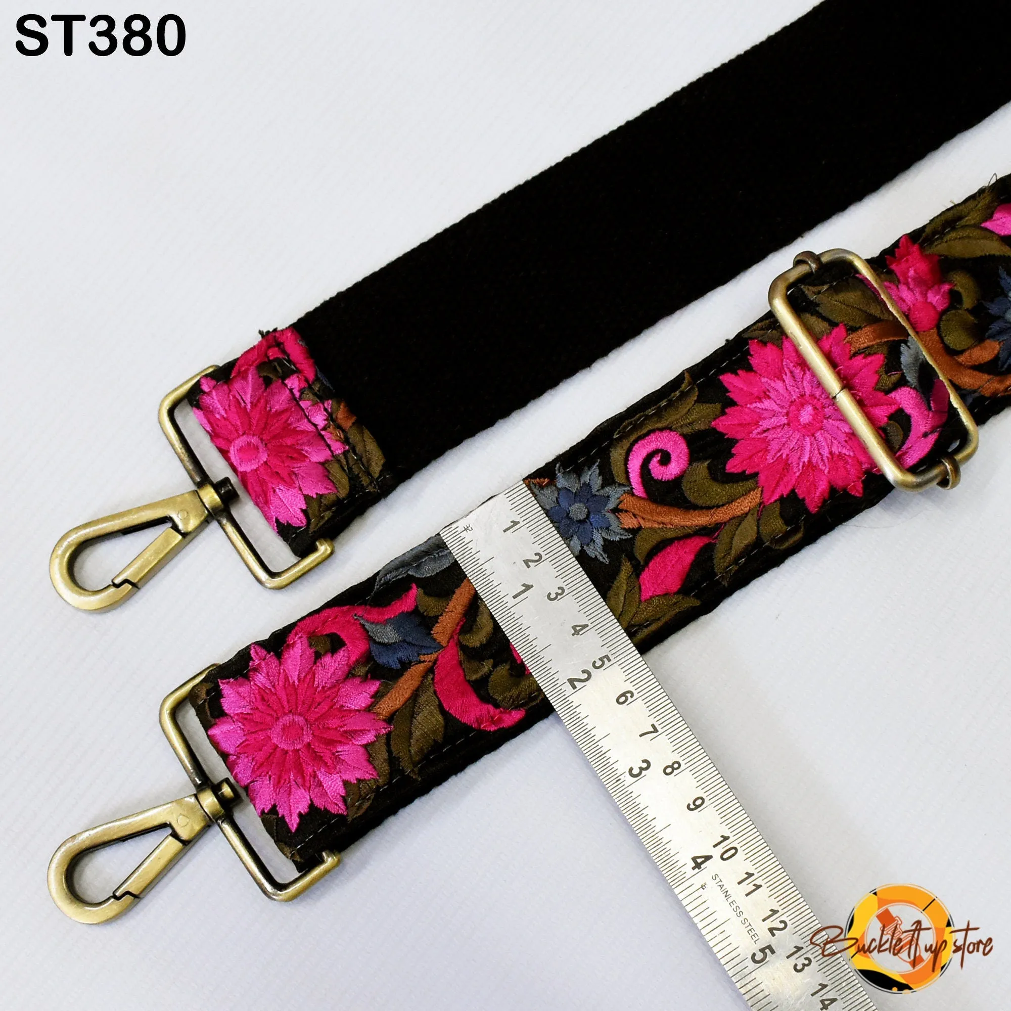 Crossbody Strap for Purses Handbag Embroidered Purse Strap Boho Bag Strap Floral Embroidery Replacement Strap Boho Guitar Strap Gift for her